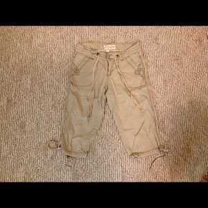Aeropostale Cream Pants Khakis (Size 0)